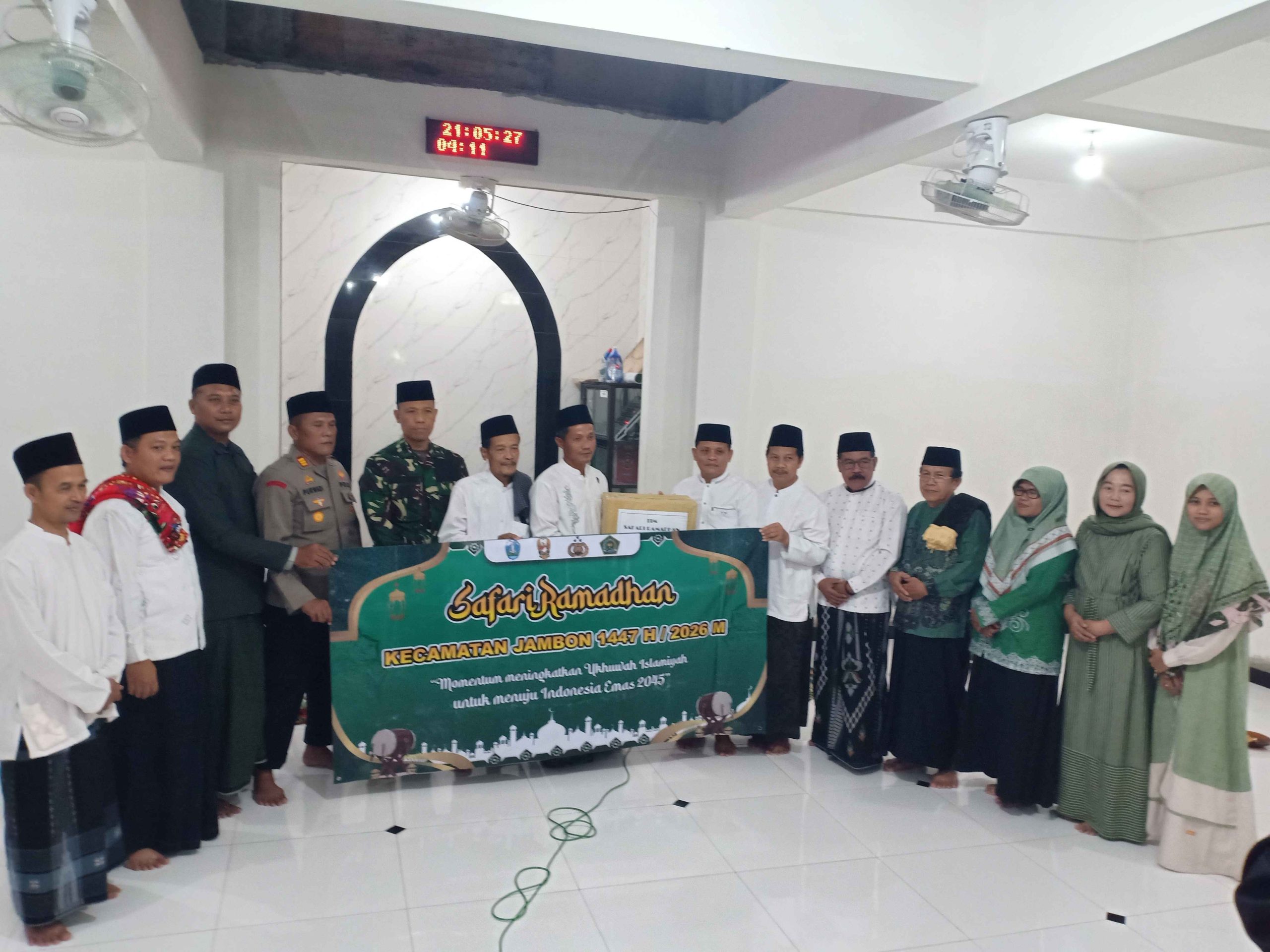 Kegiatan Safari Ramadhan Bersama Forum Koordinasi Pimpinan Kecamatan (Forkopimcam) Jambon Kabupaten Ponorogo di beberapa Masjid/Mushola lingkungan sekitar Desa-desa se Kecamatan Jambon
